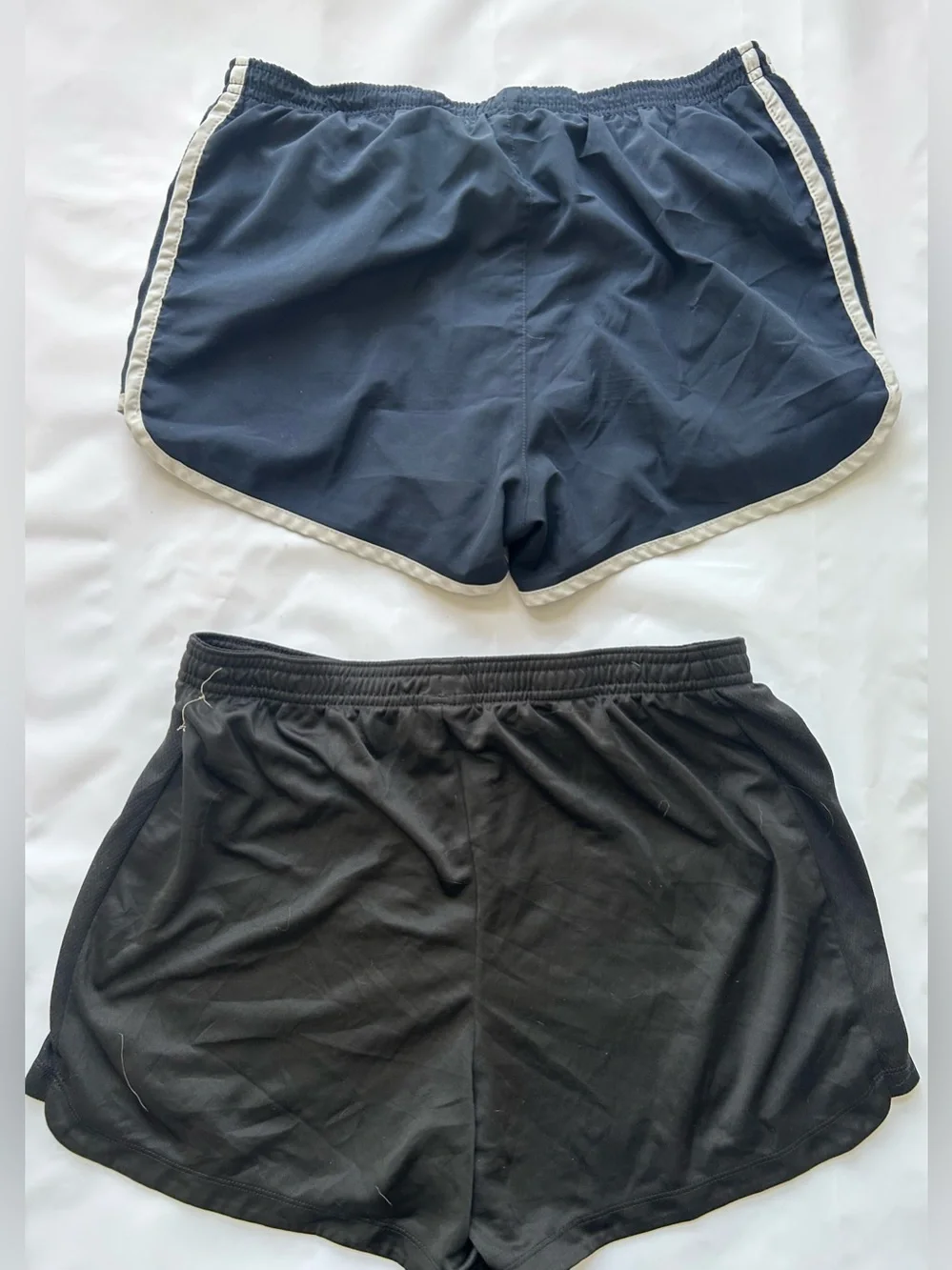 Nike Black Running Shorts Set with White Trim size s